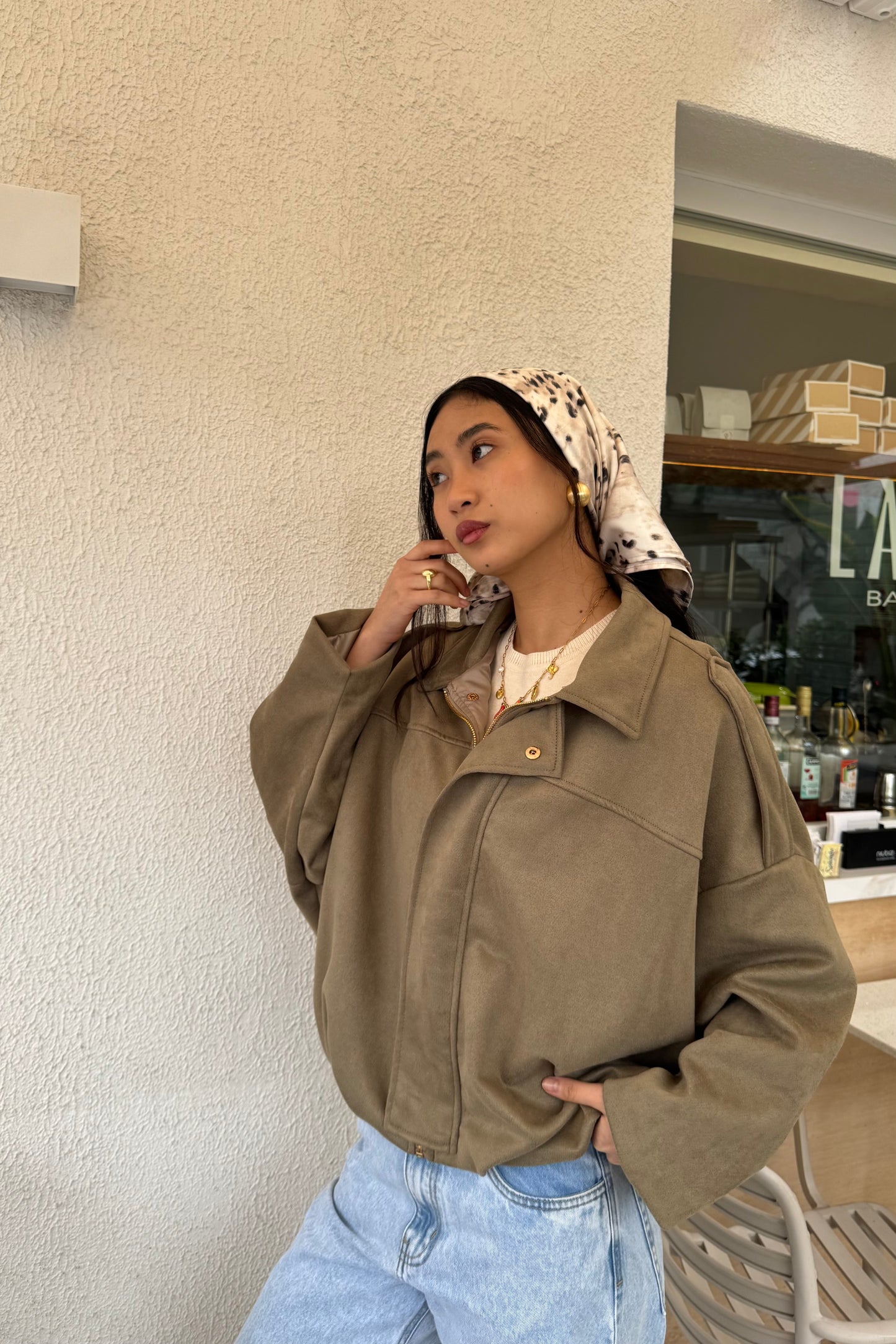 PRE ORDEN Jacket Vanessa Pistacho