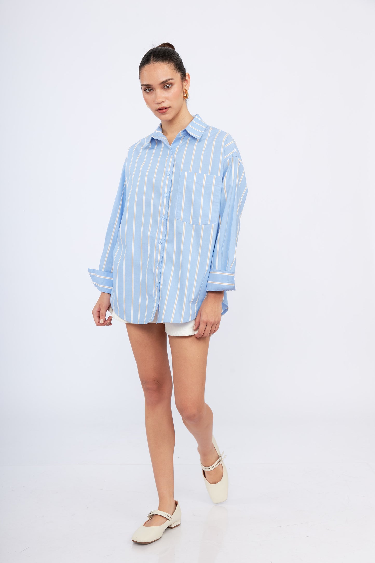 Camisa Dallas Line Celeste