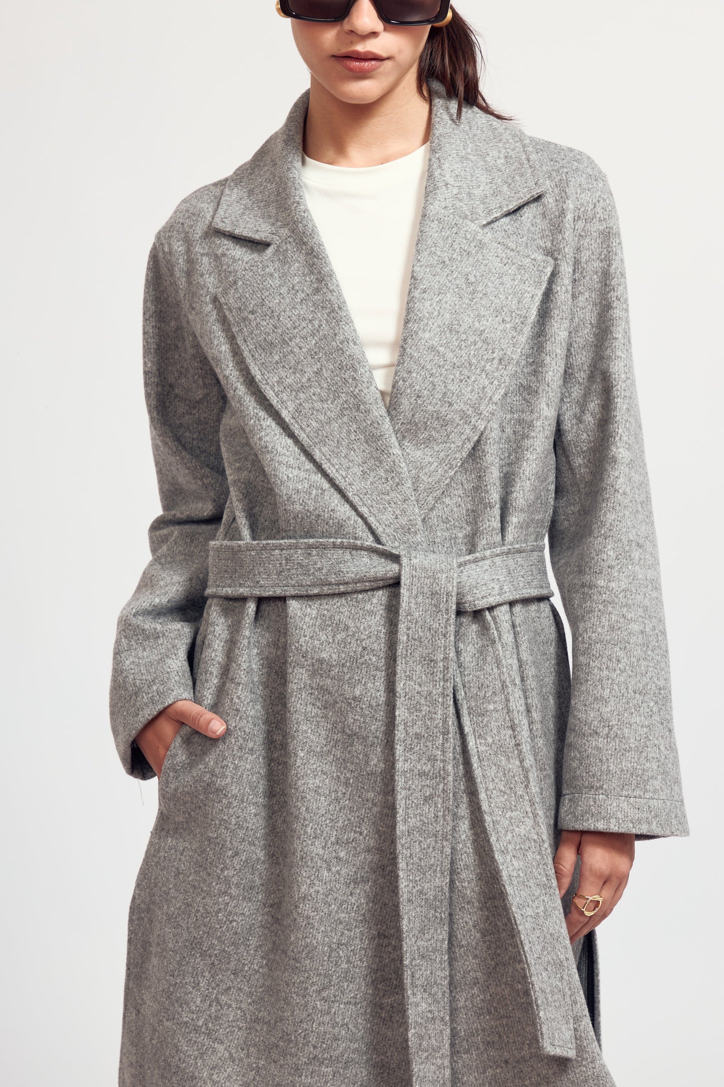 Abrigo de Paño Venecia Plomo