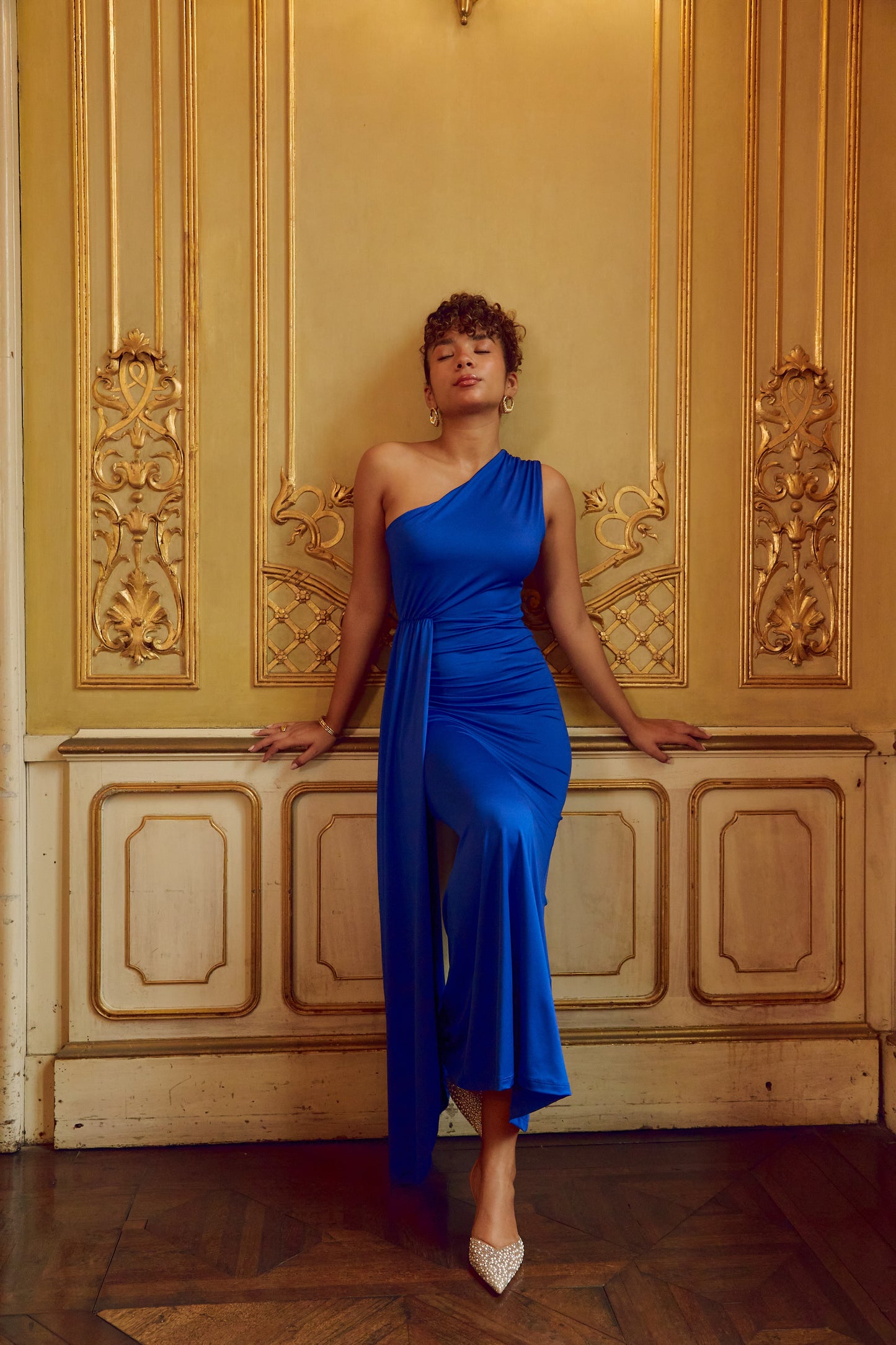 Vestido Valencia Azulino