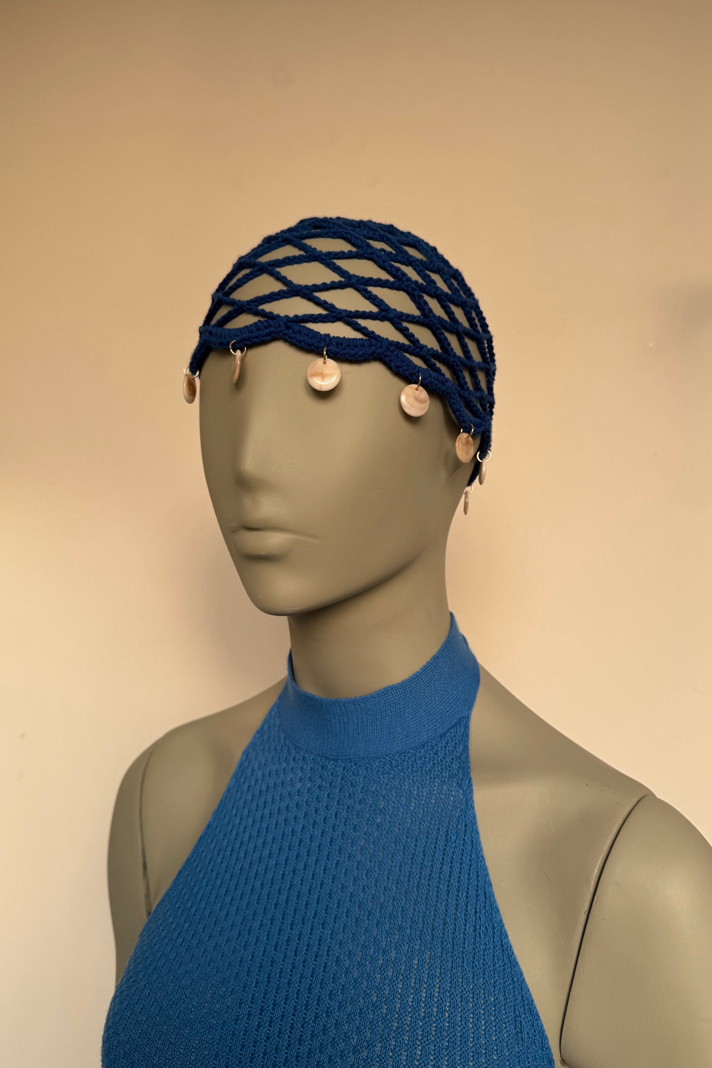 Casquette Red Azul Con Dije Circular