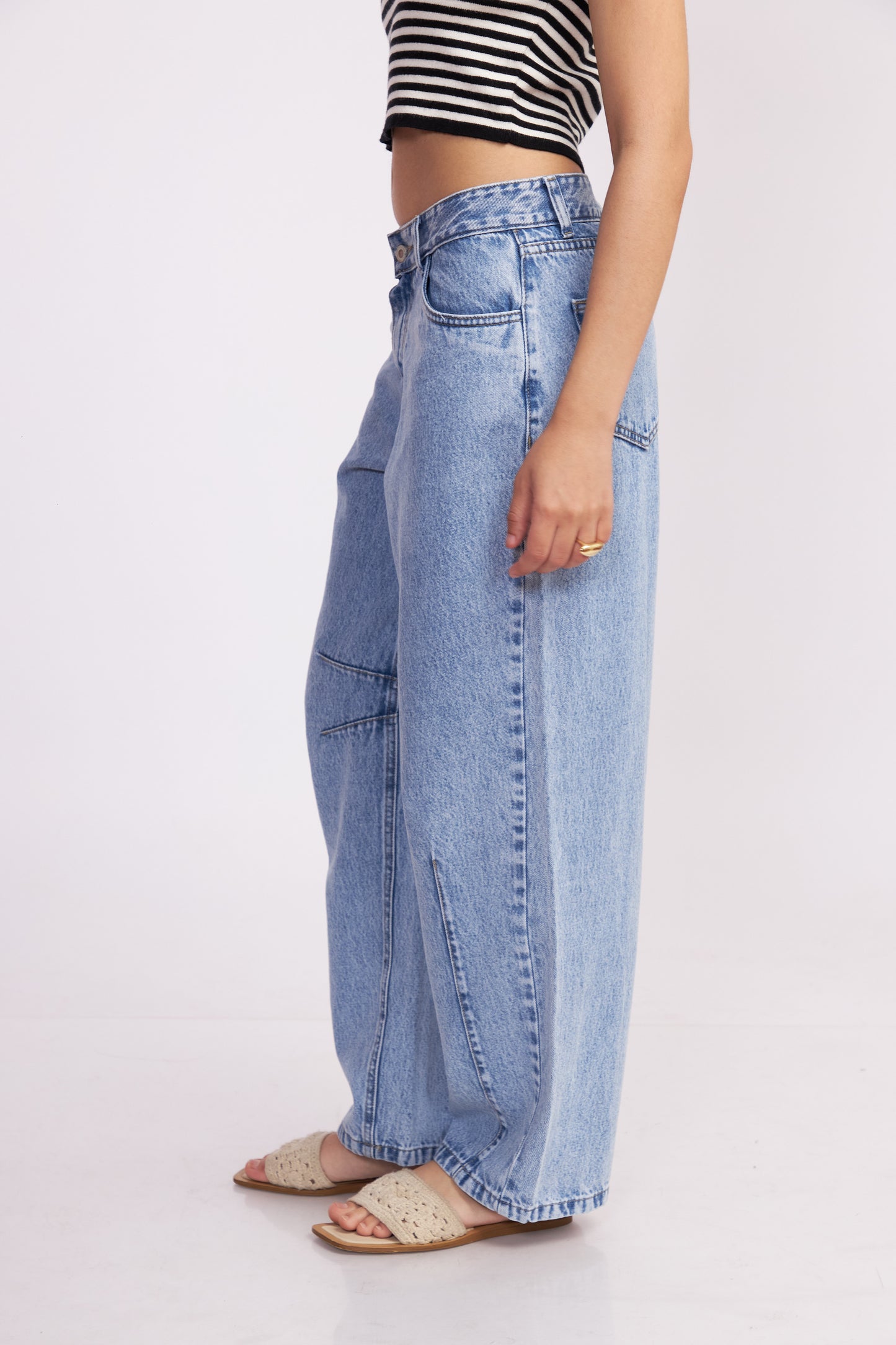 Pantalón Balloon Celeste