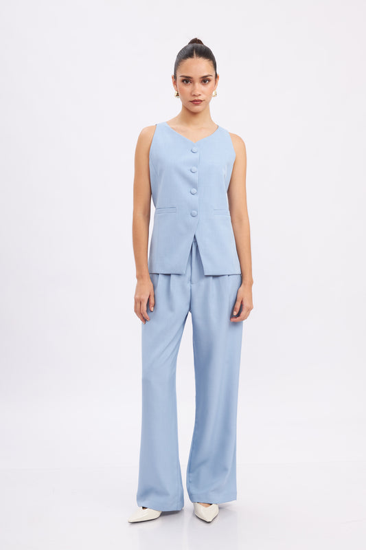 Chaleco Kendall Celeste