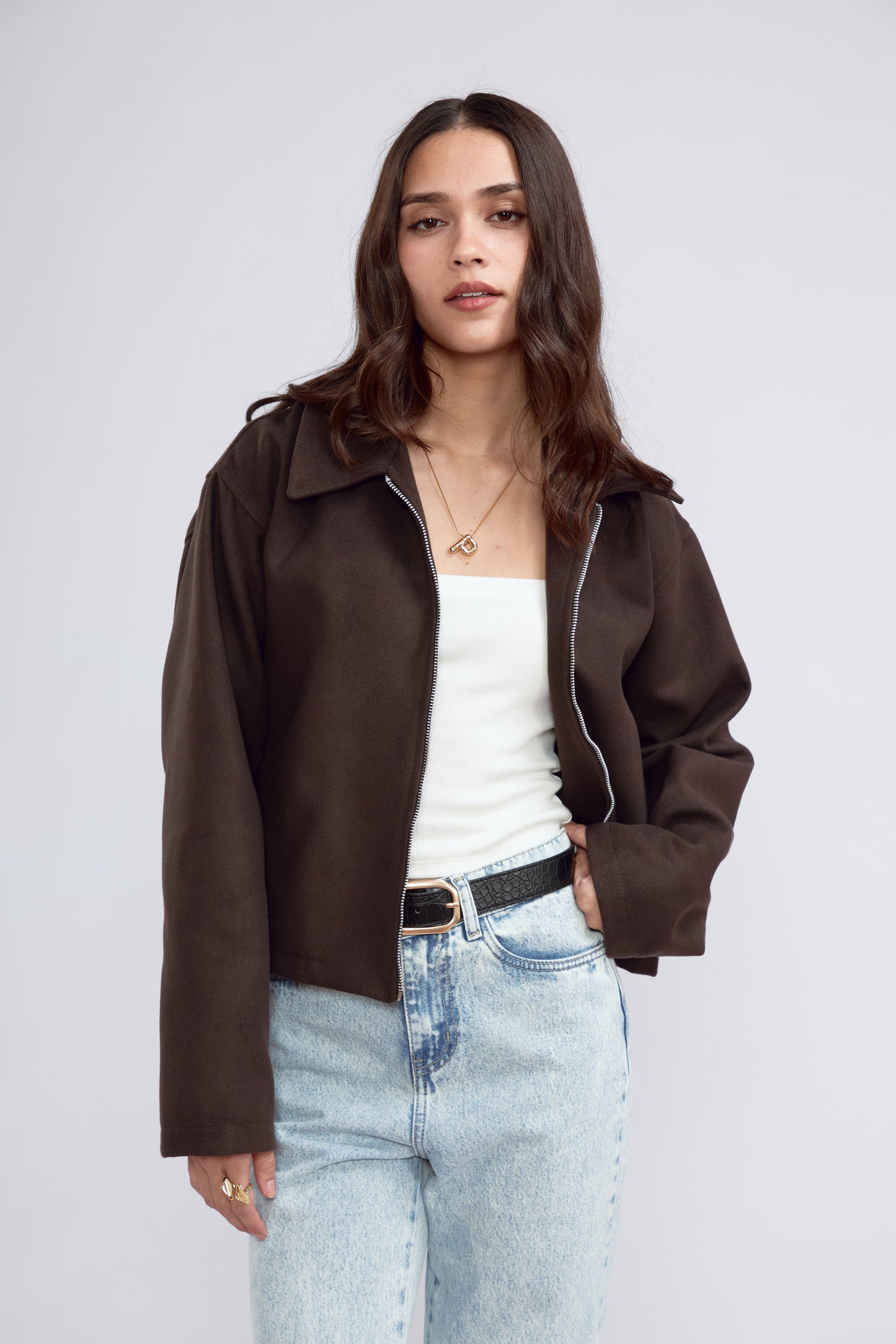 Jacket Alana Marrón