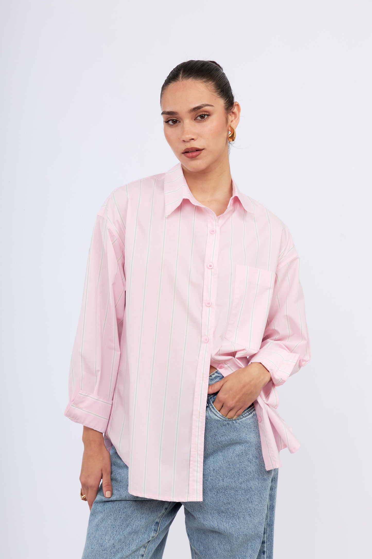 Camisa Dallas Line Rosa