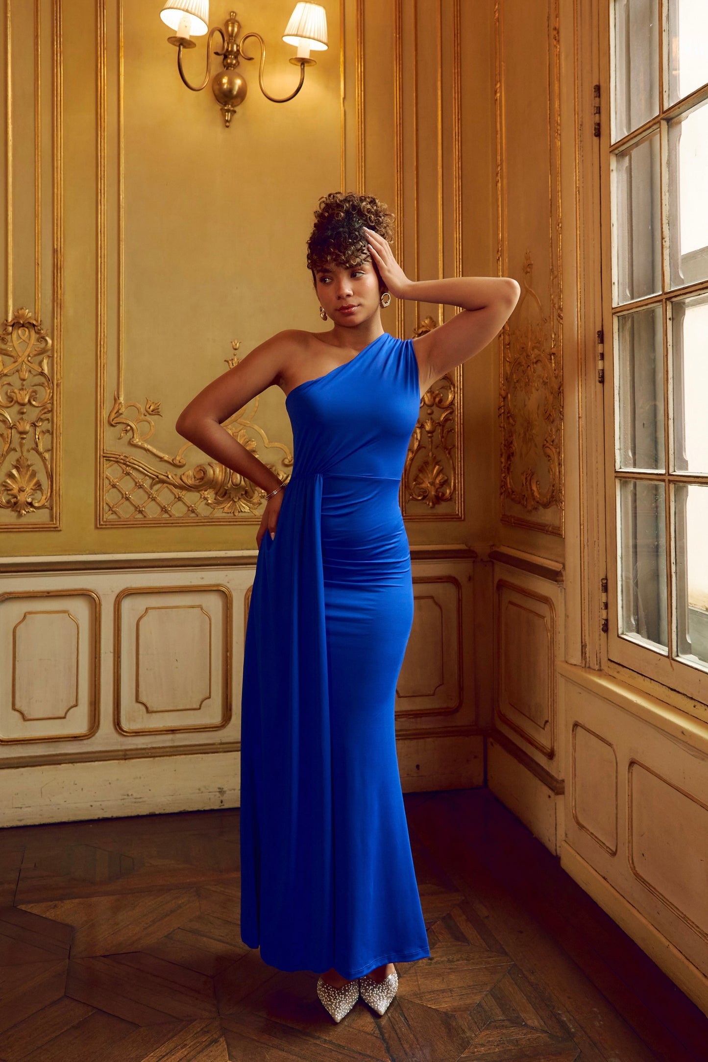 Vestido Valencia Azulino