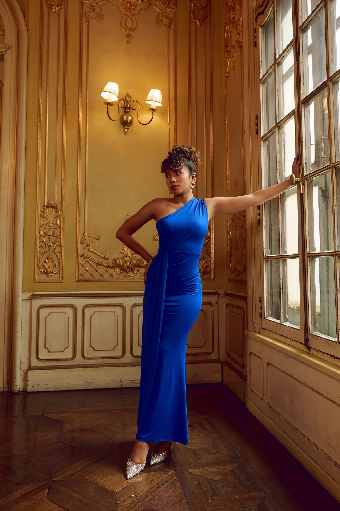 Vestido Valencia Azulino