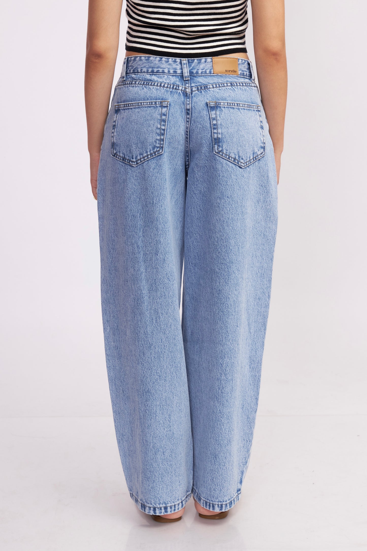 Pantalón Balloon Celeste