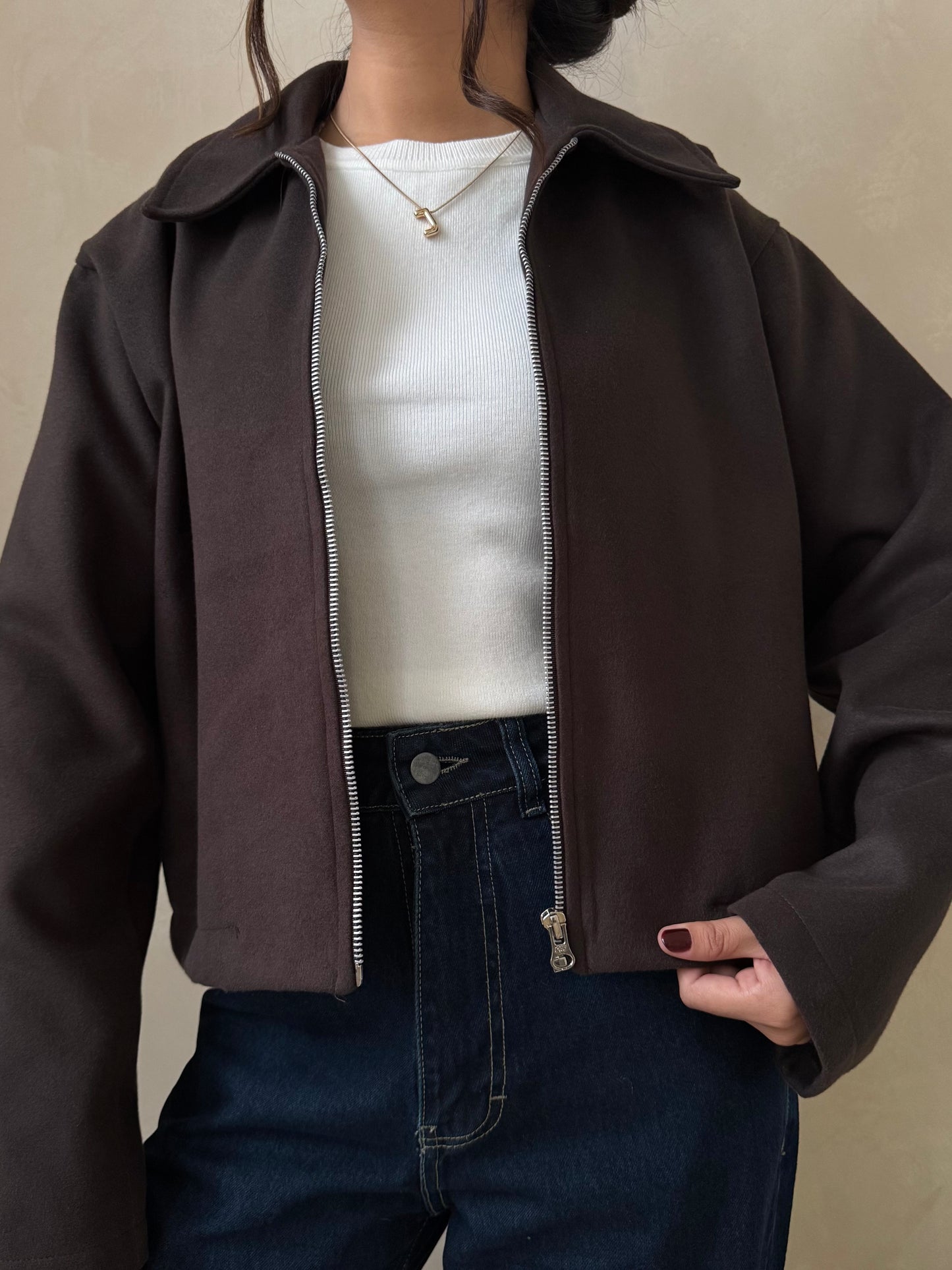 Jacket Alana Marrón