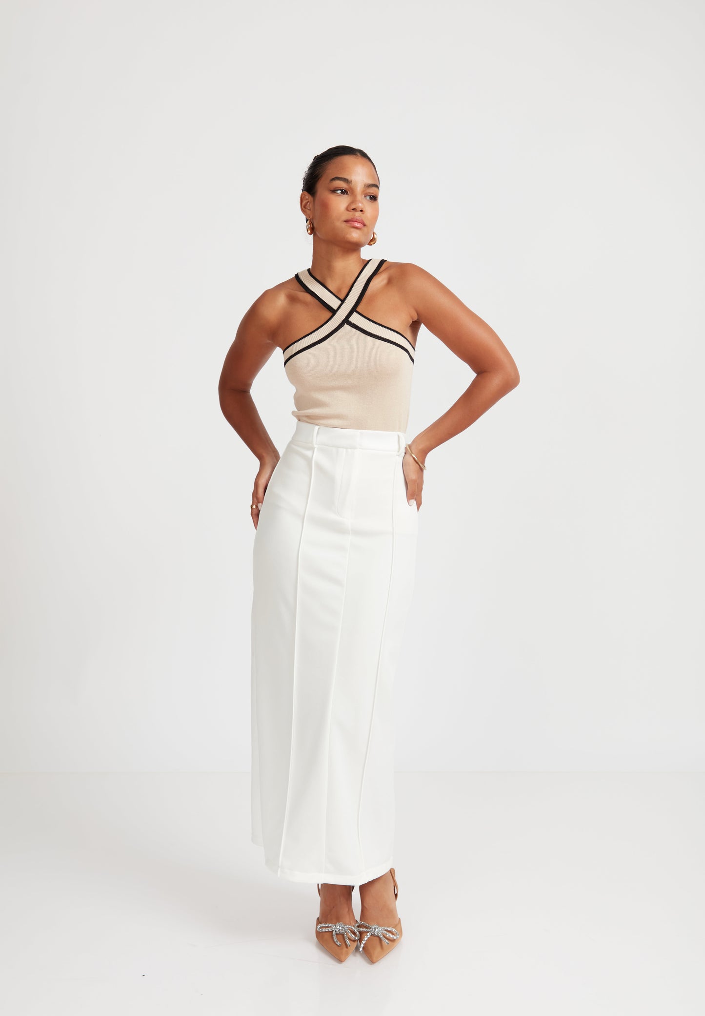 Maxifalda sienna perla