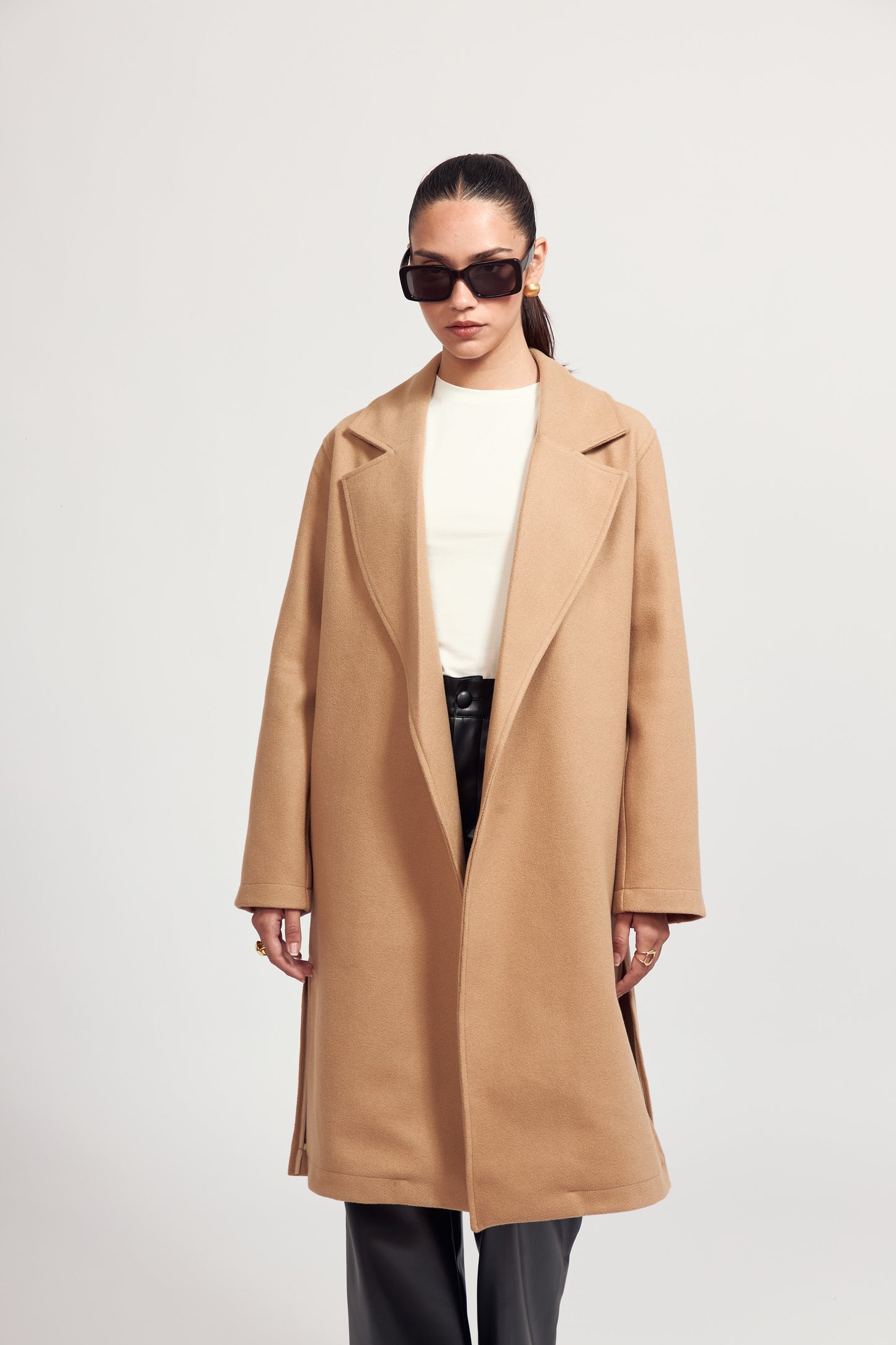 Abrigo de Paño Venecia Beige