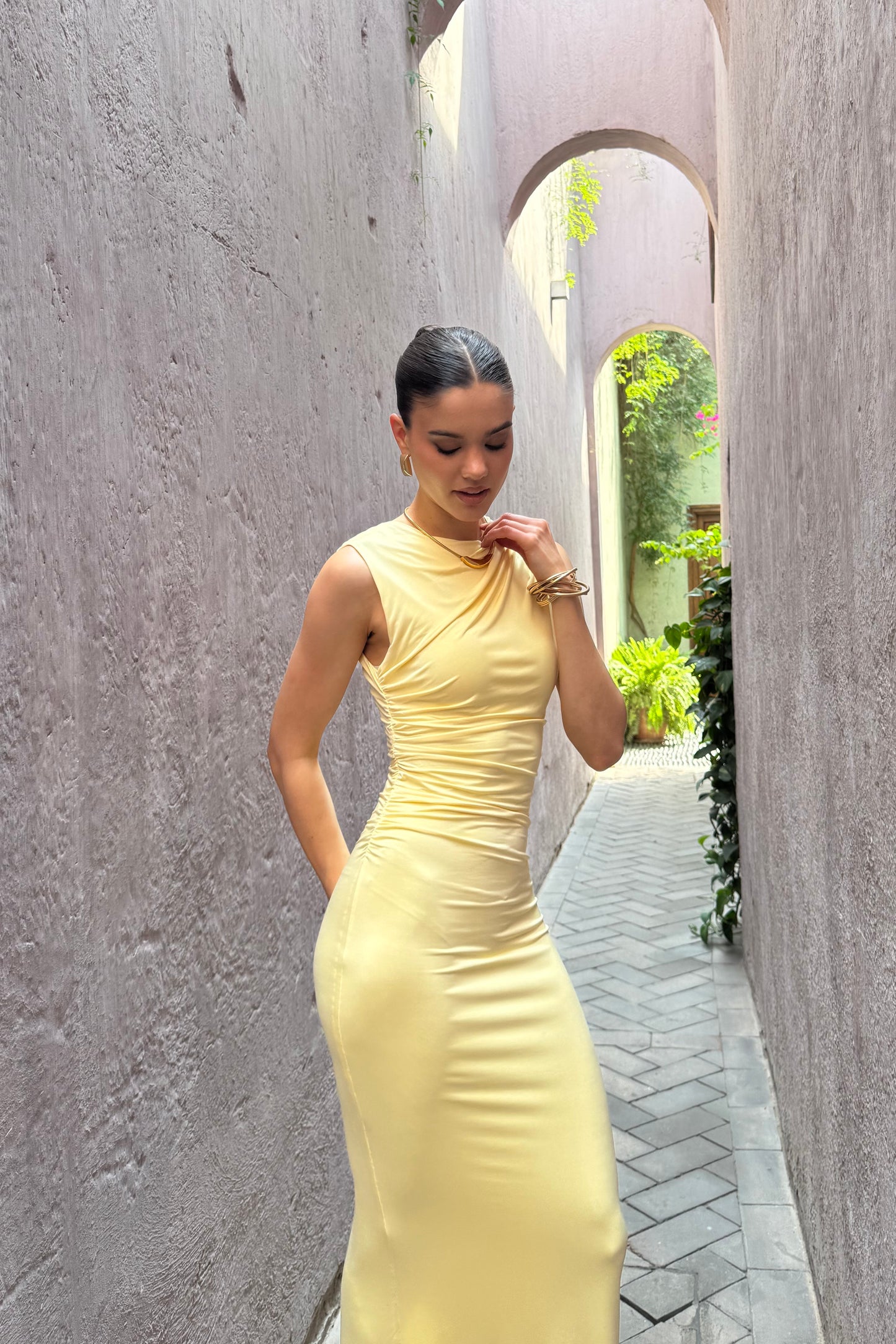Vestido Gracia Amarillo Bebé