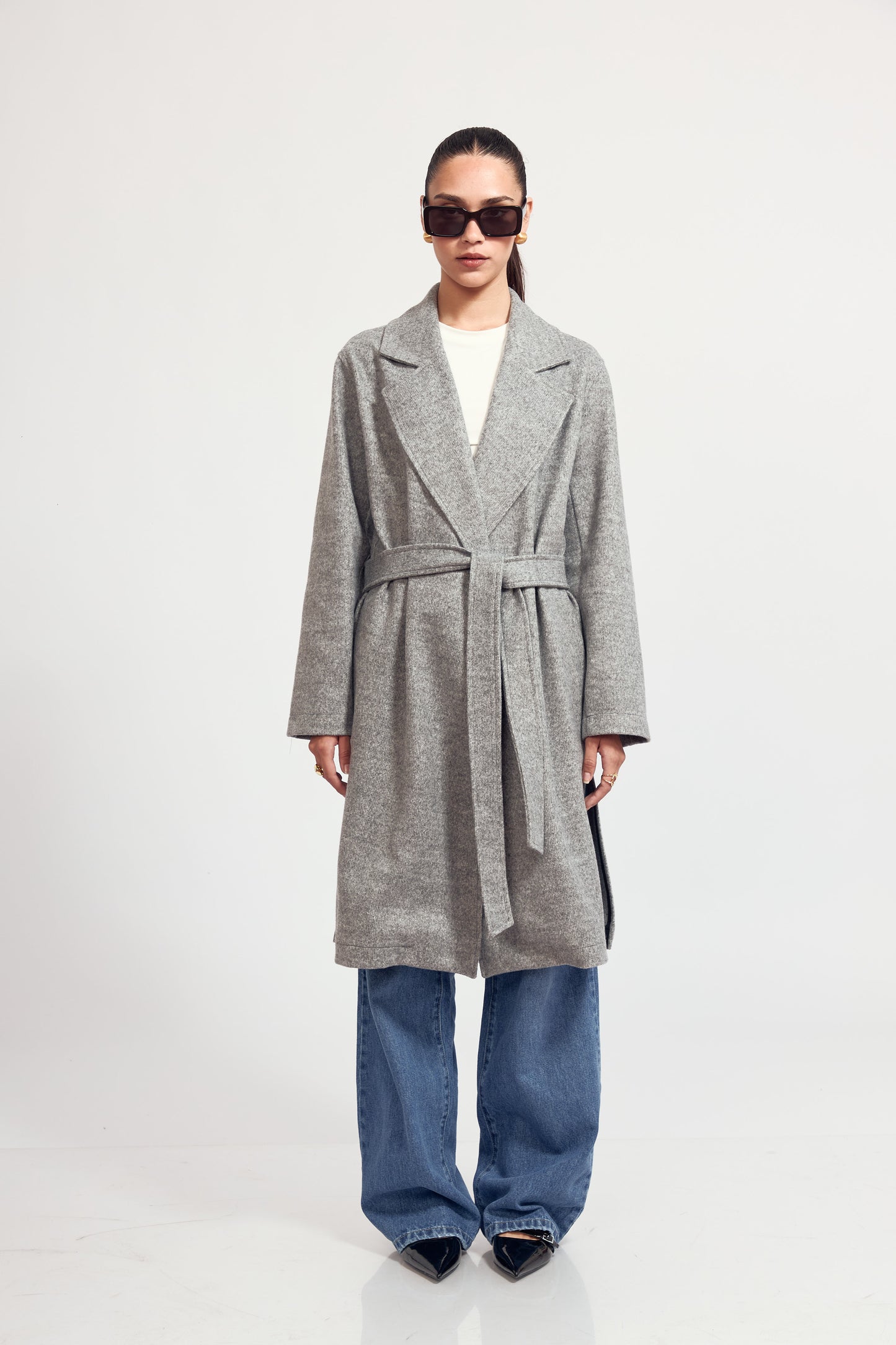 Abrigo de Paño Venecia Plomo