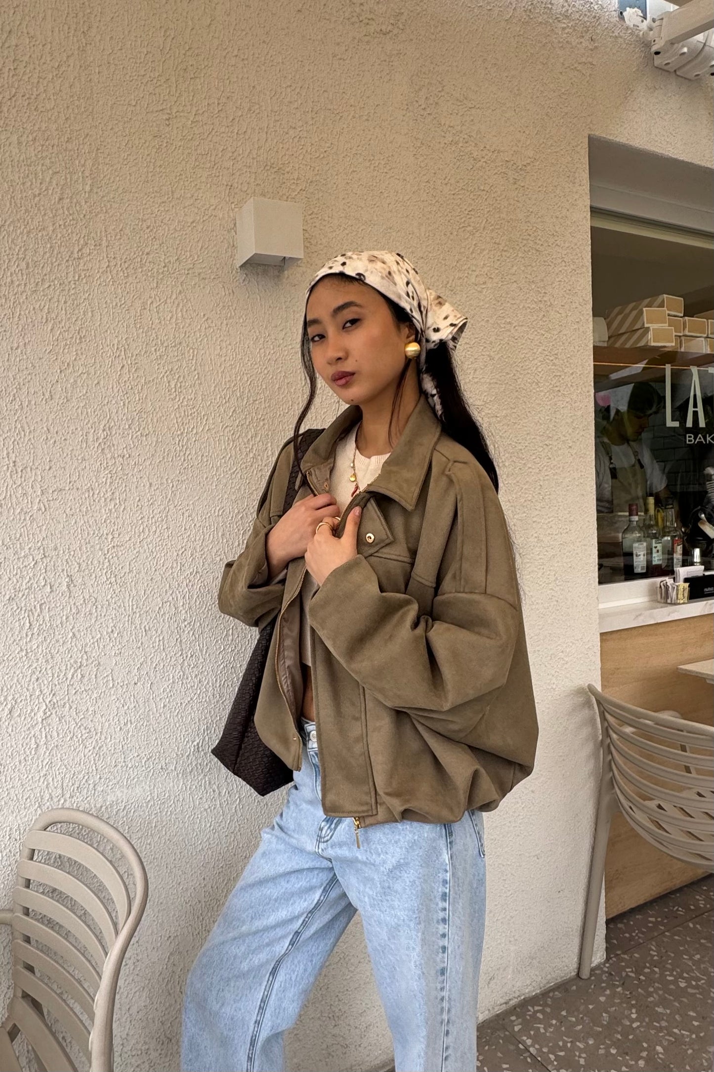 PRE ORDEN Jacket Vanessa Pistacho