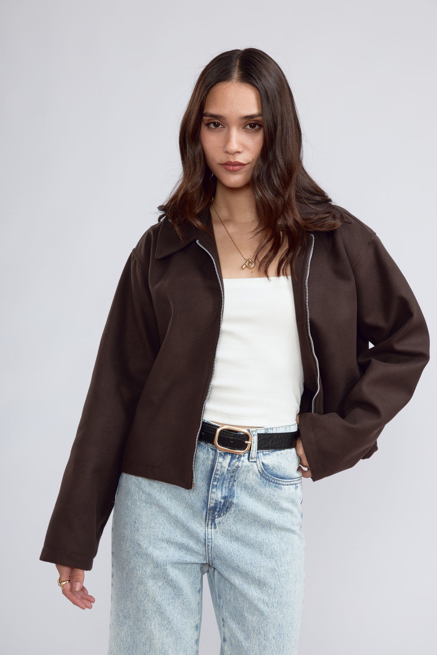 Jacket Alana Marrón