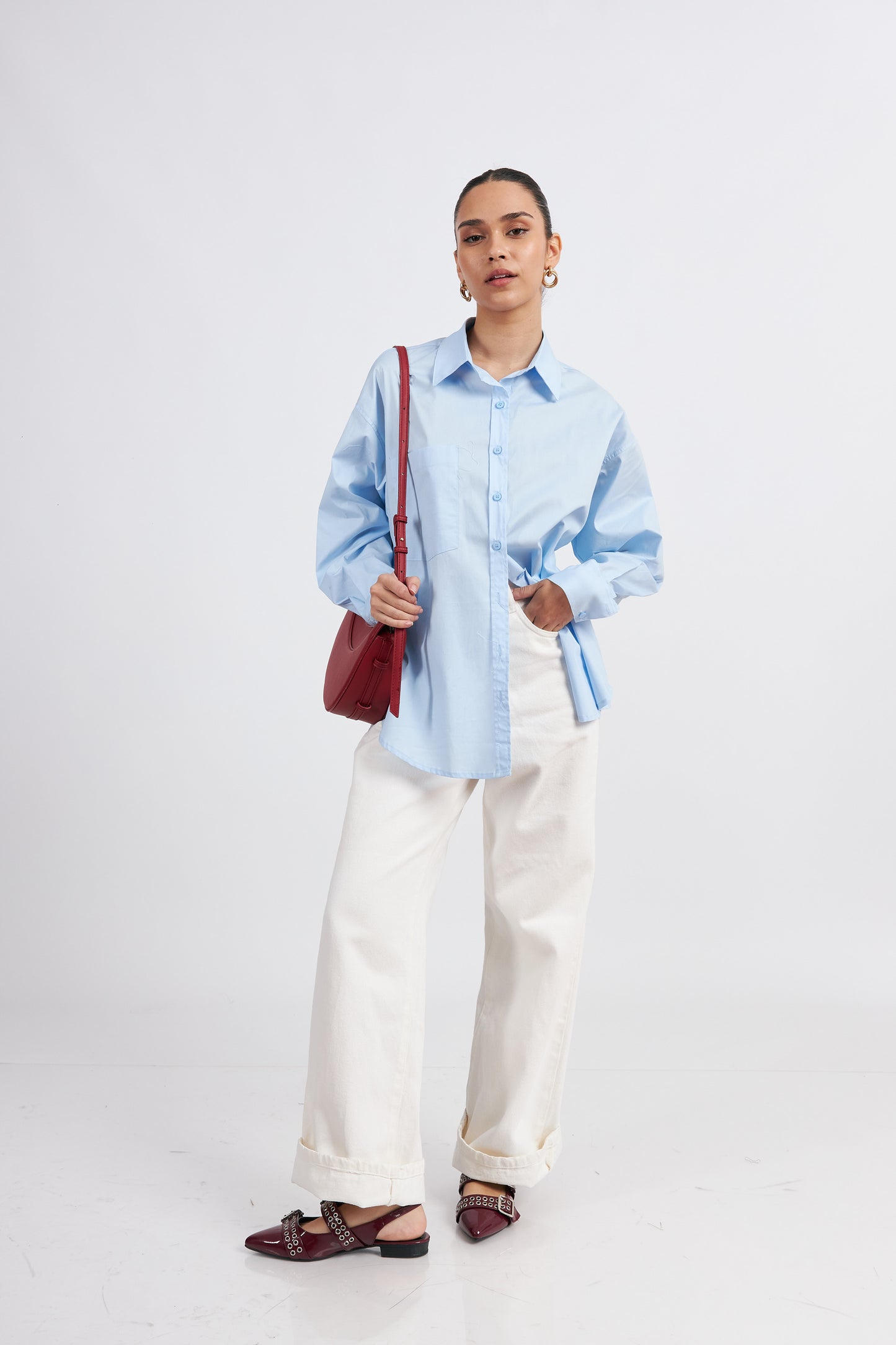 Camisa Dallas Celeste