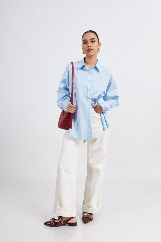 Camisa Dallas Celeste