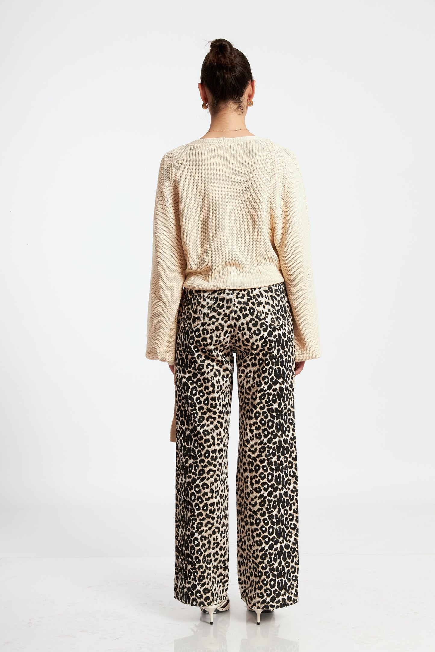Pant Robbie Animal print beige