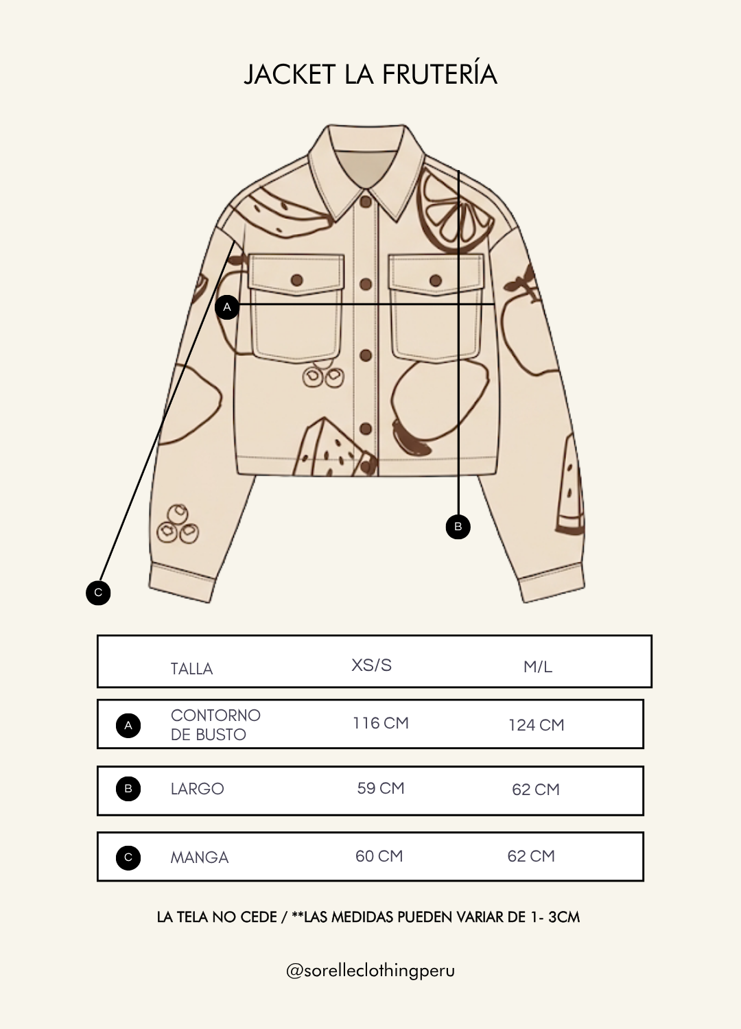 Jacket La Frutería