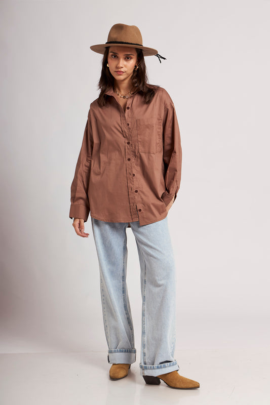 Camisa Dallas Marrón