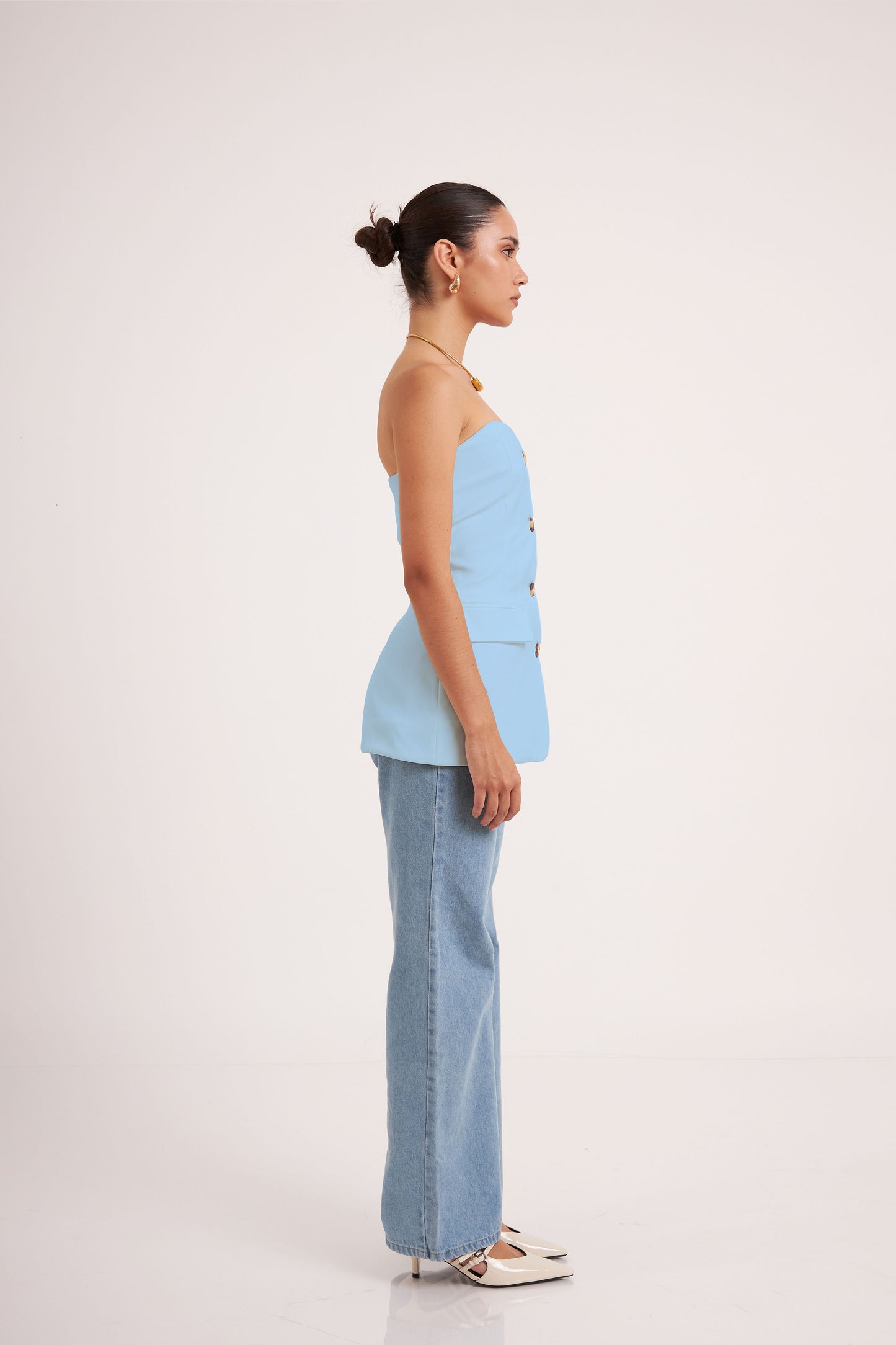 Chaleco Gretta Celeste