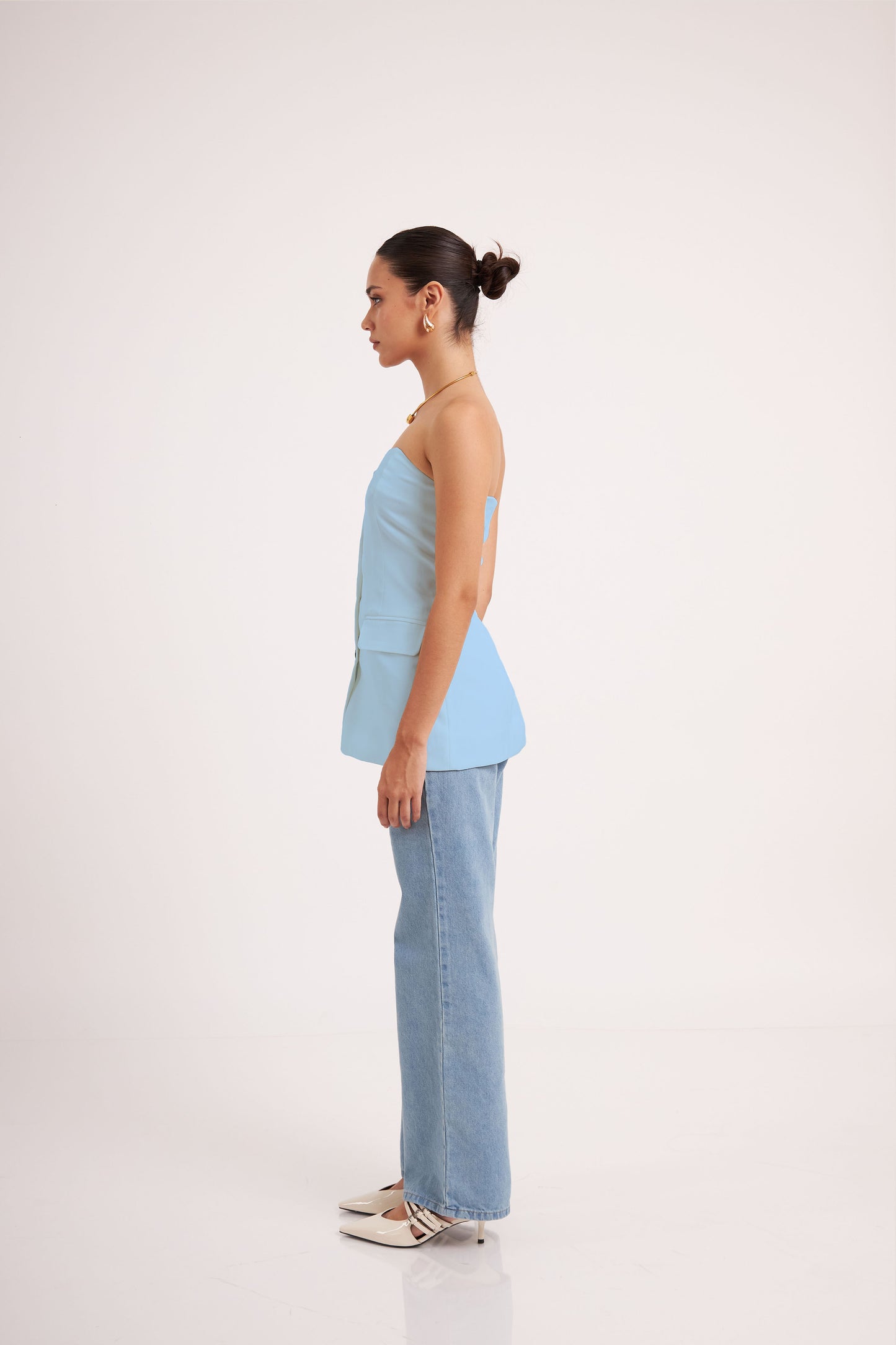 Chaleco Gretta Celeste