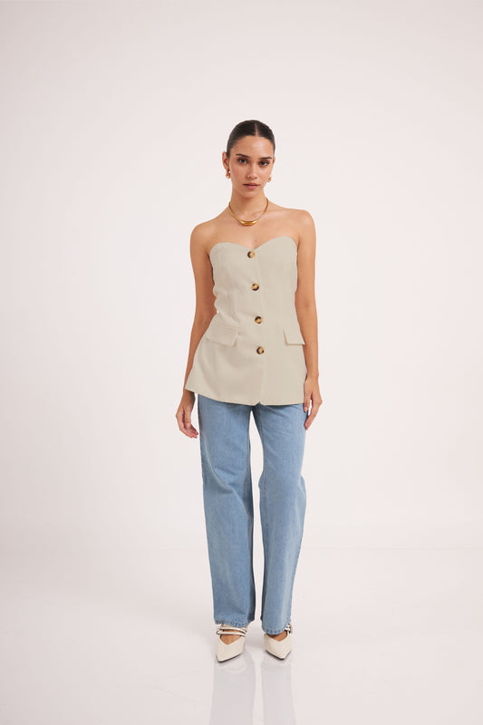 Chaleco Gretta Cream