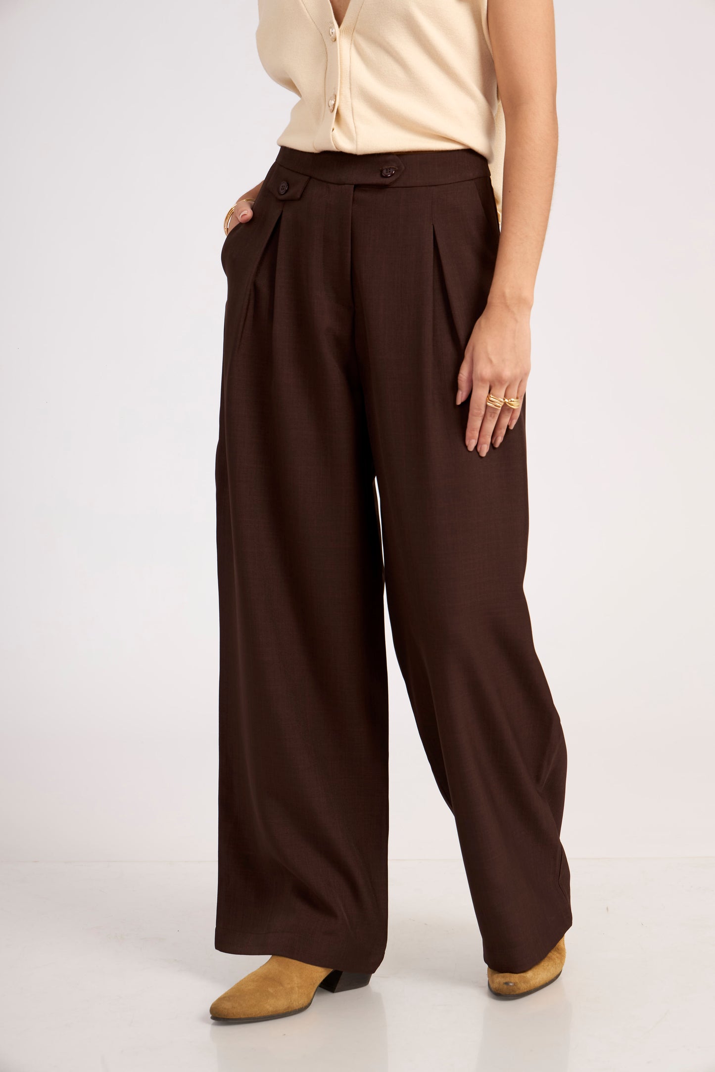 Pantalón Marina Marrón