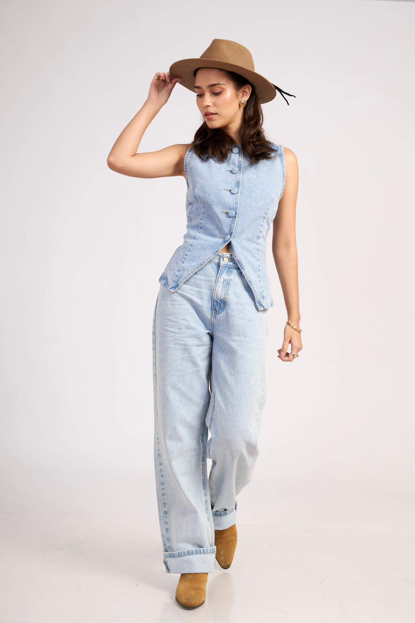 Chaleco Austria Celeste