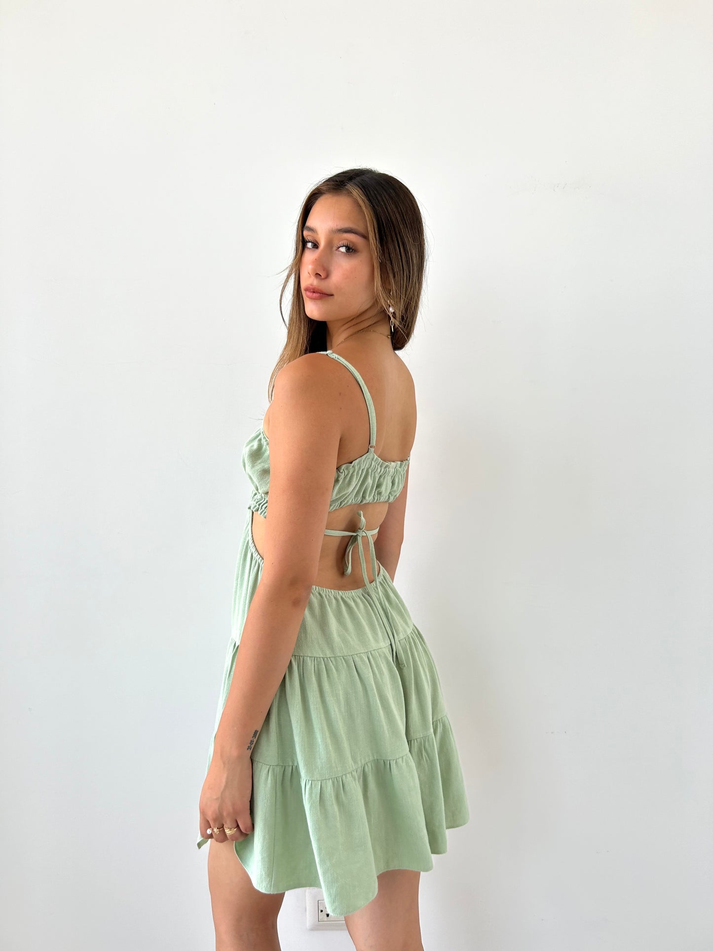SANTORINI DRESS VERDE
