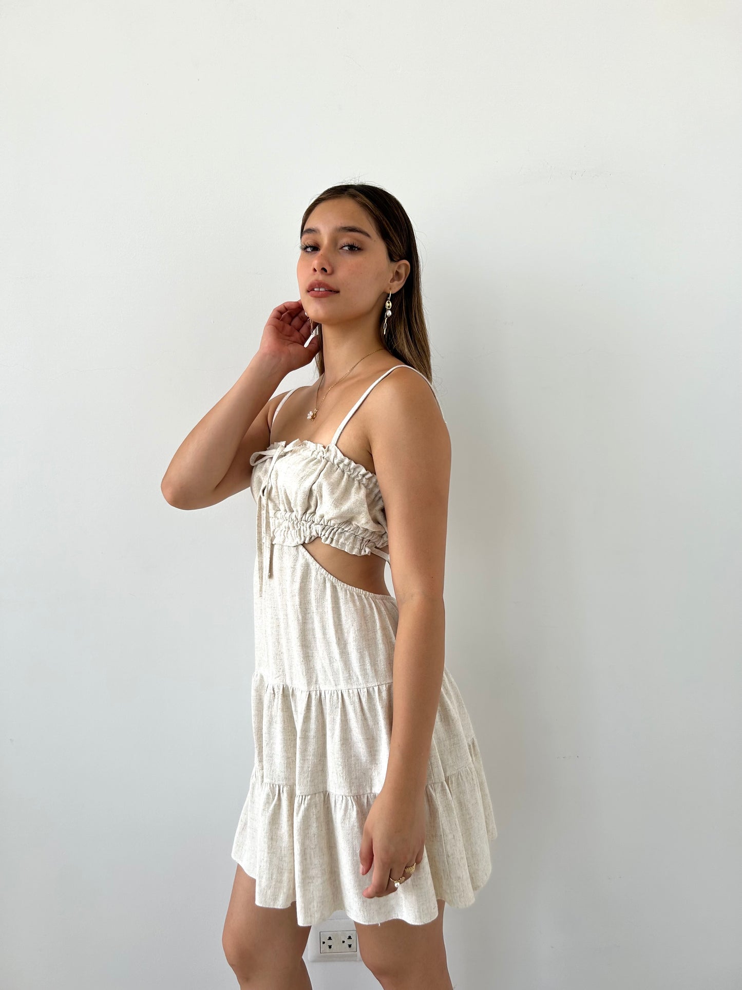SANTORINI DRESS AVENA