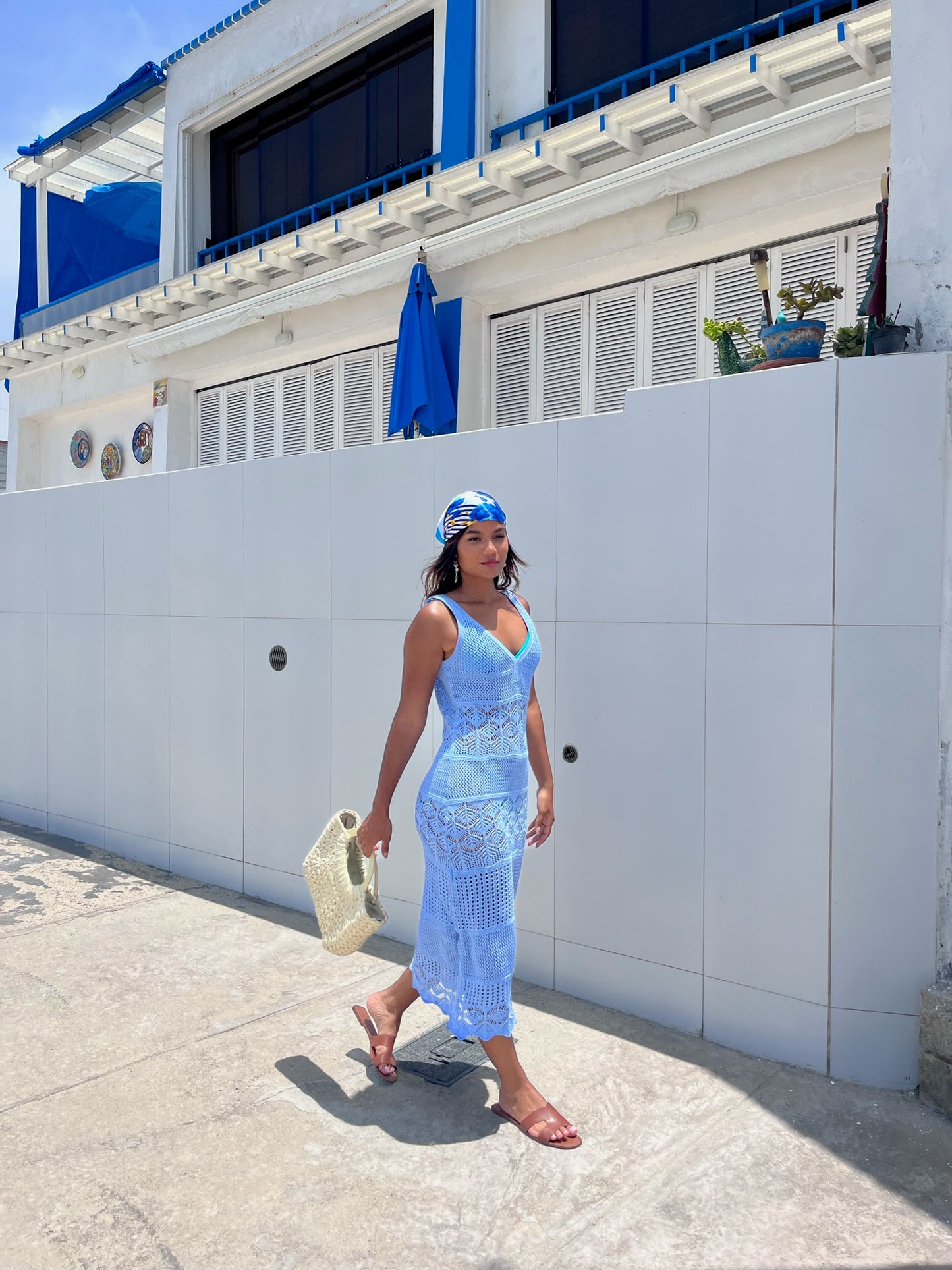ARUBA DRESS CELESTE
