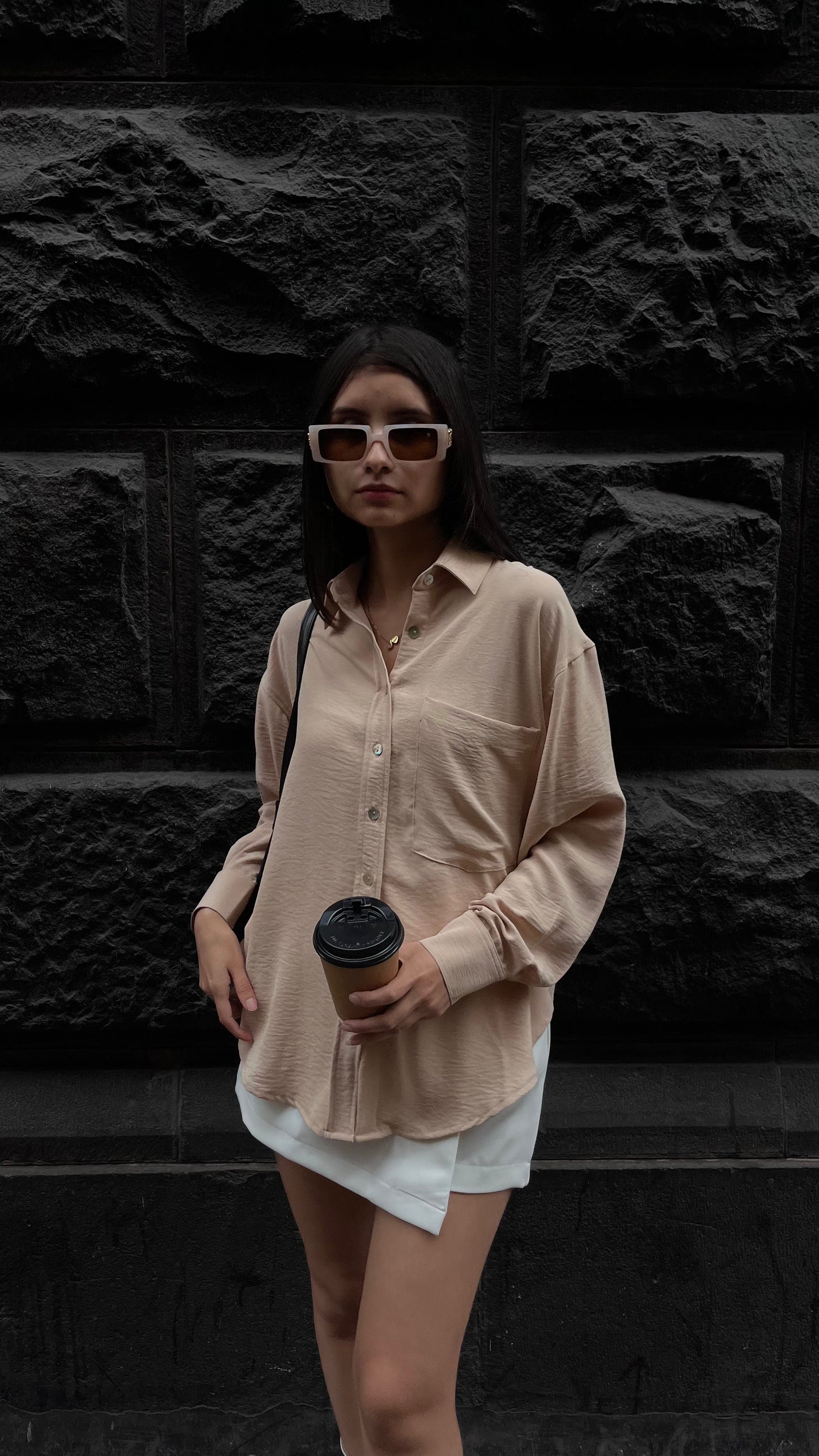 Camisa Barcelona Beige