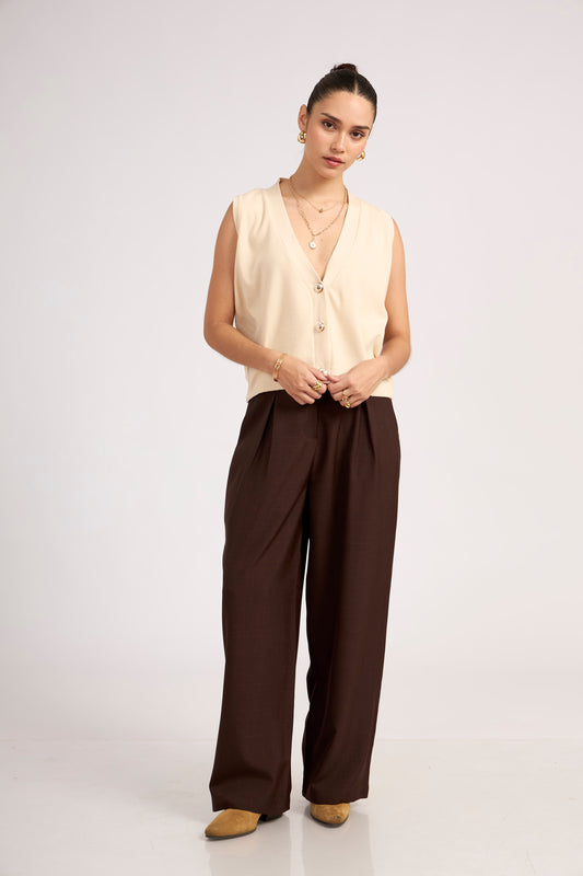 Pantalón Marina Marrón
