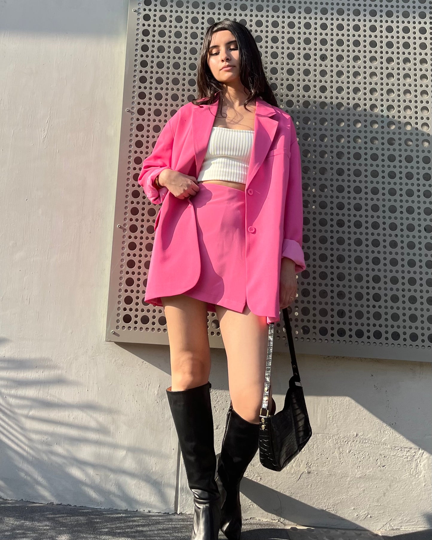 Blazer Lisboa fucsia