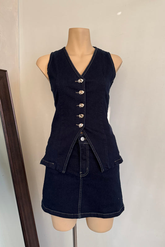 Chaleco Brisa Denim Azul