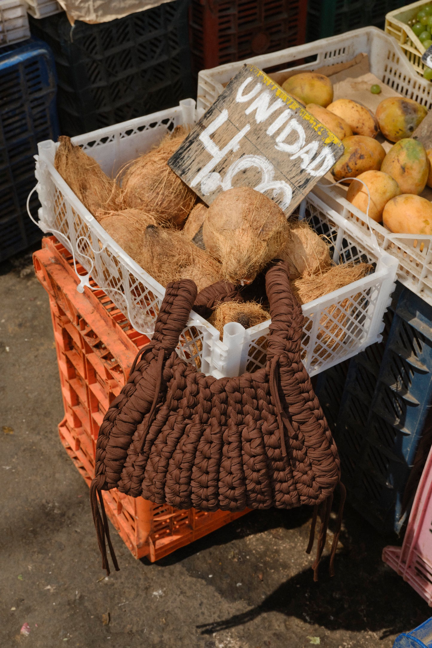 Bolso Mango Bag Marrón