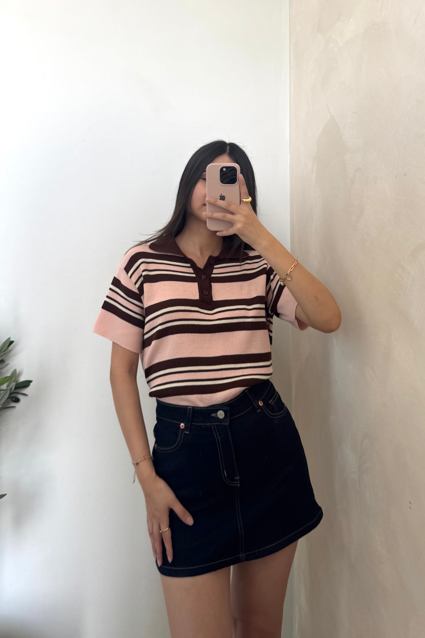 Polo Camisero Fara Rosado