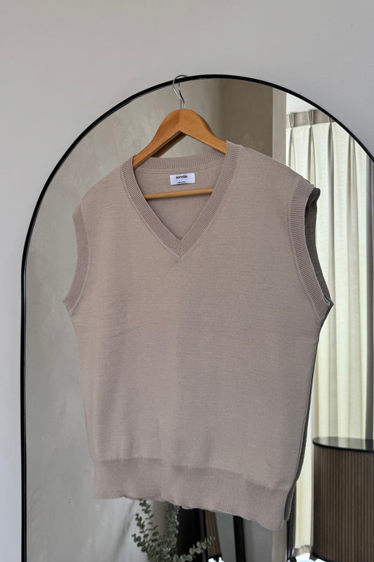 Chaleco Catalina Beige