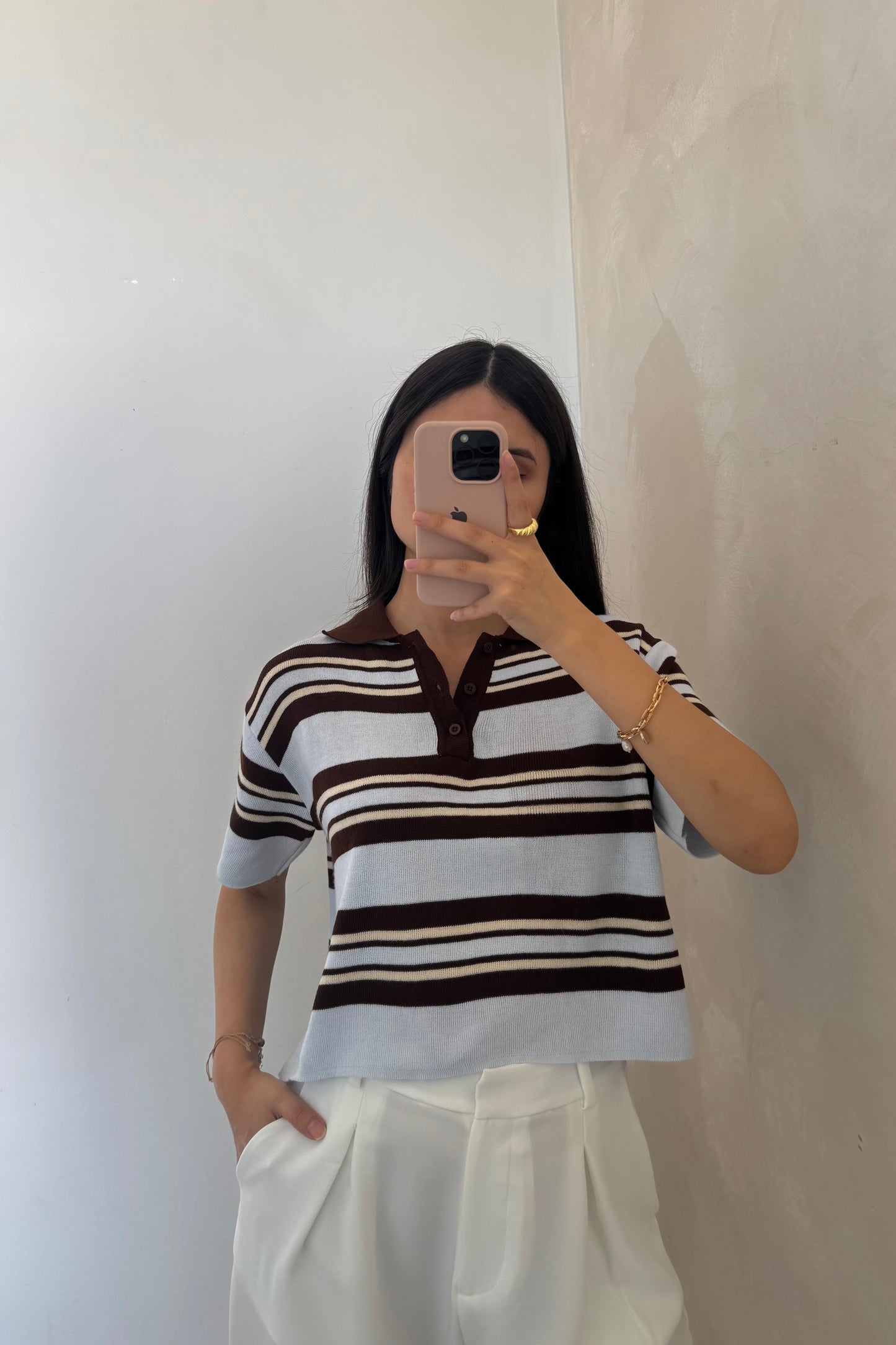 Polo Camisero Fara Celeste