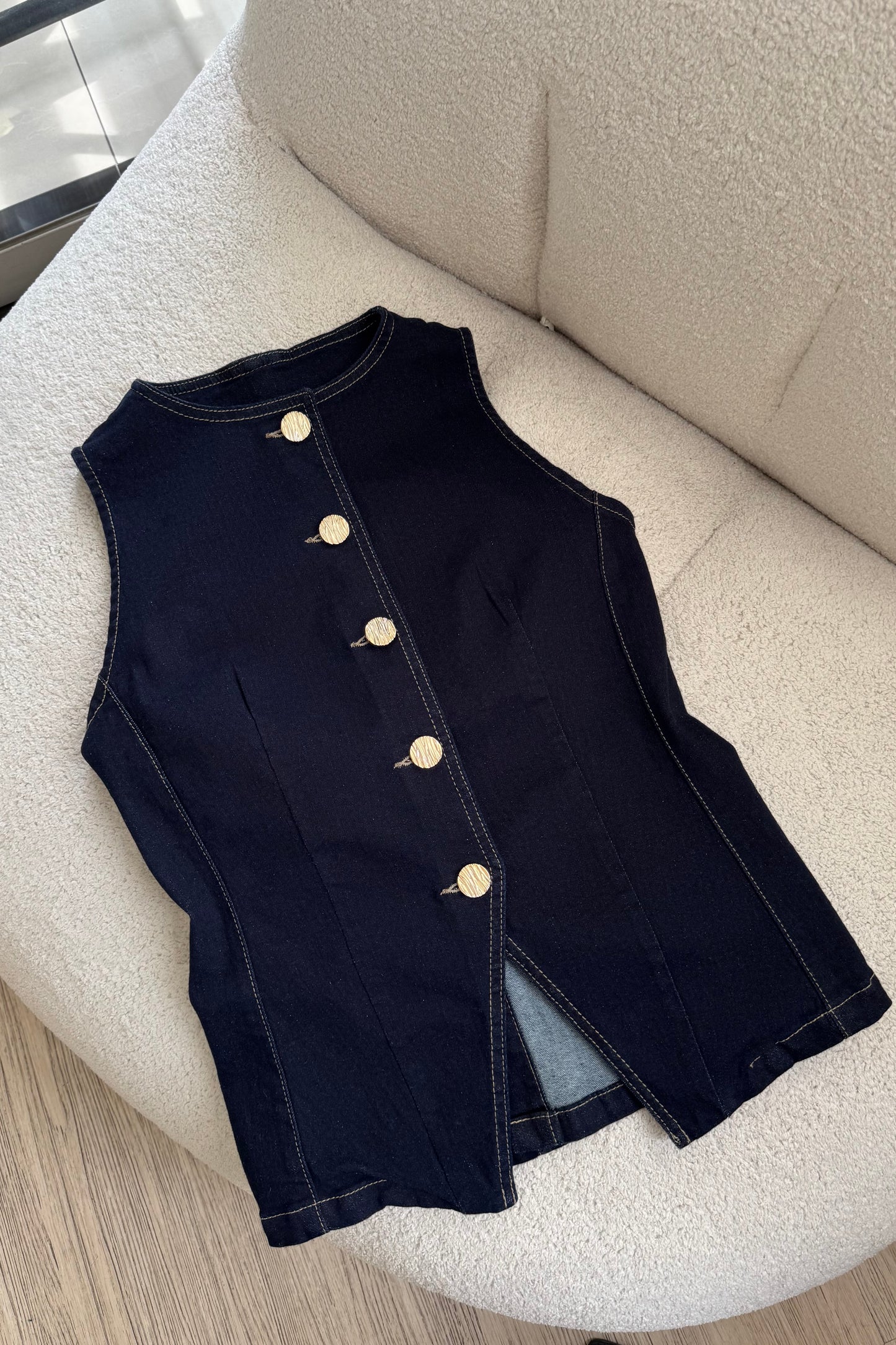 Chaleco Denim Victoria