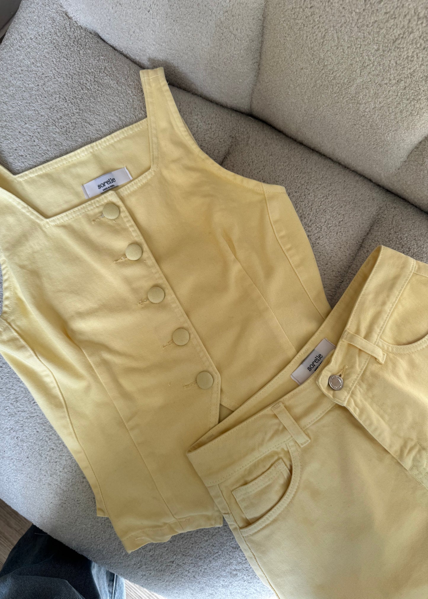 Chaleco Athenas amarillo