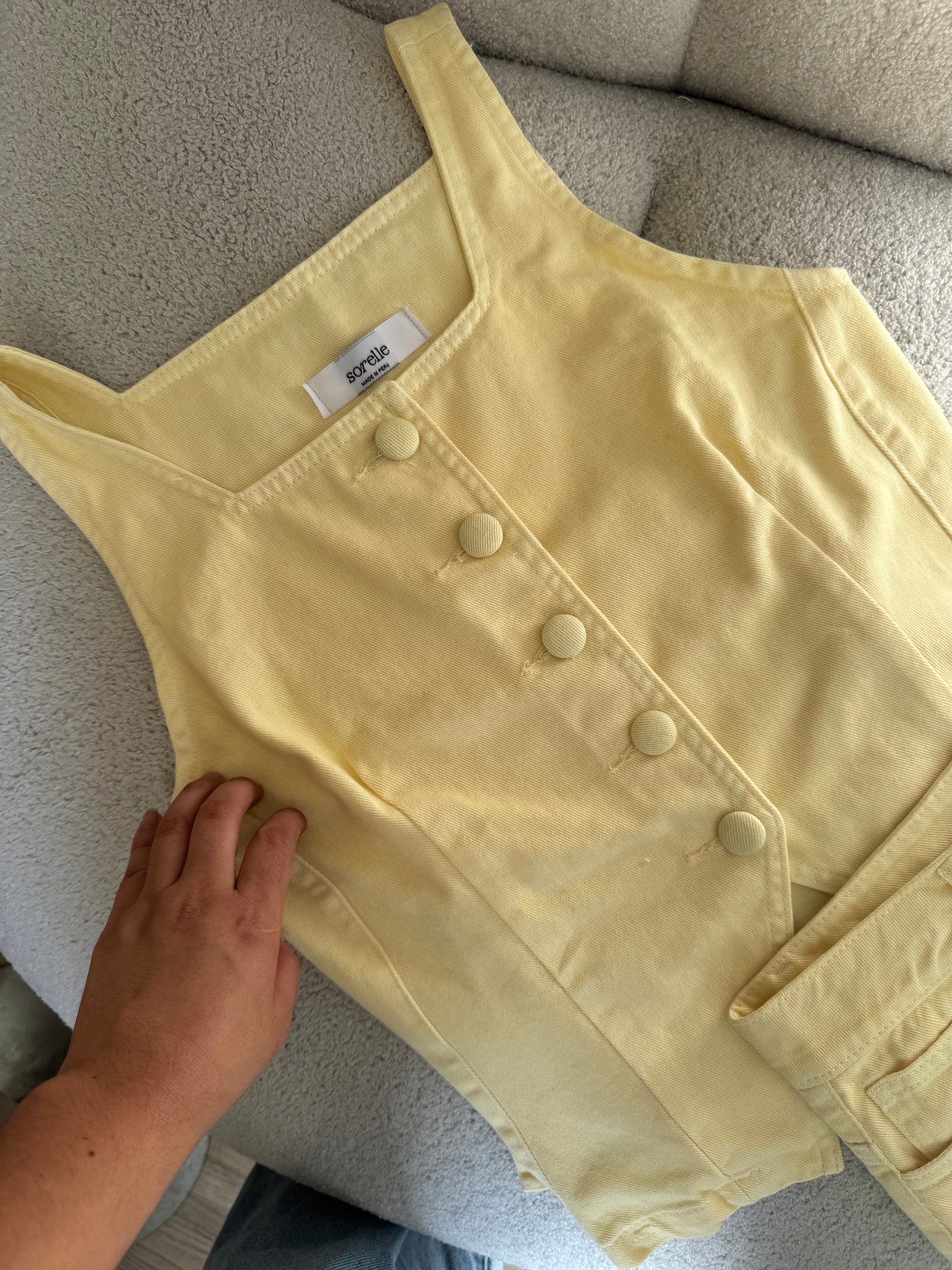 Chaleco Athenas amarillo