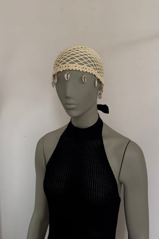 Casquette Red Mantequilla Con Conchas Cauri