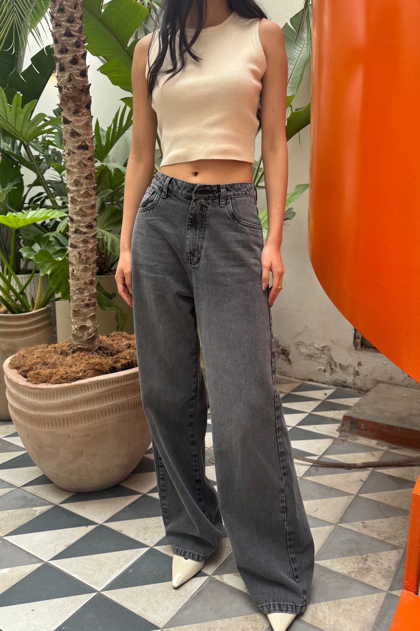 Pantalón Fiorella Gris