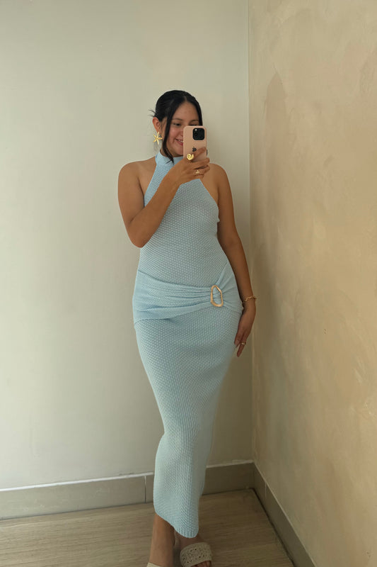 PRE-ORDEN Vestido Bilbao celeste