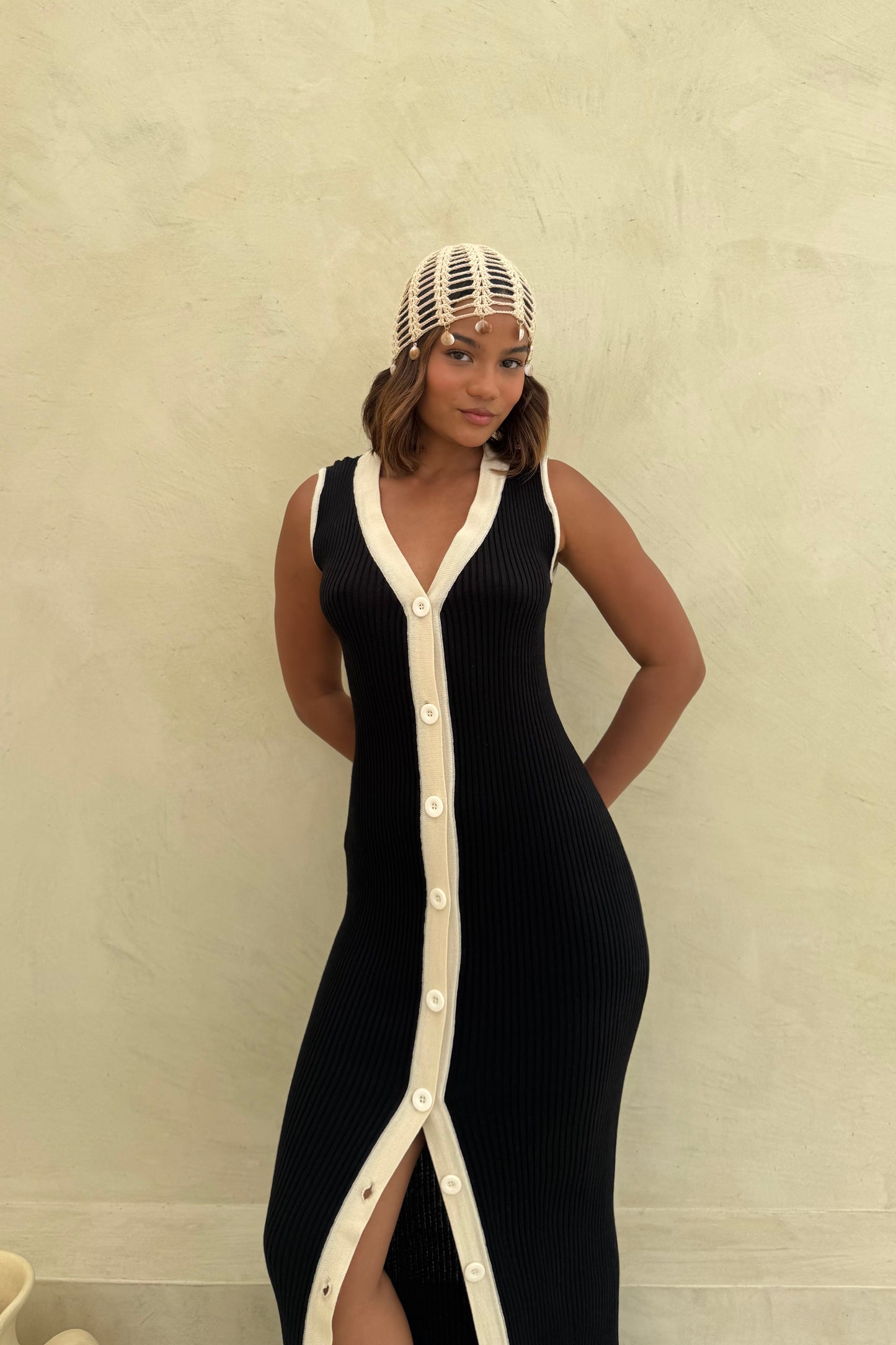 Vestido Clara Negro con Avena (ENVÍOS a partir 29 de diciembre)