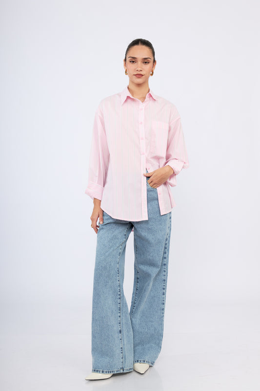 Camisa Dallas Line Rosa