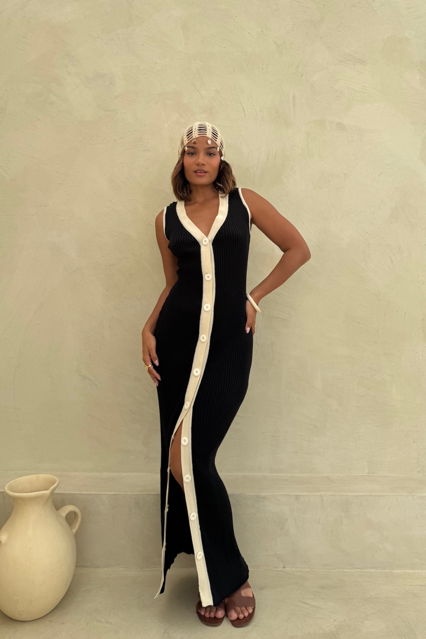 Vestido Clara Negro con Avena (ENVÍOS a partir 29 de diciembre)