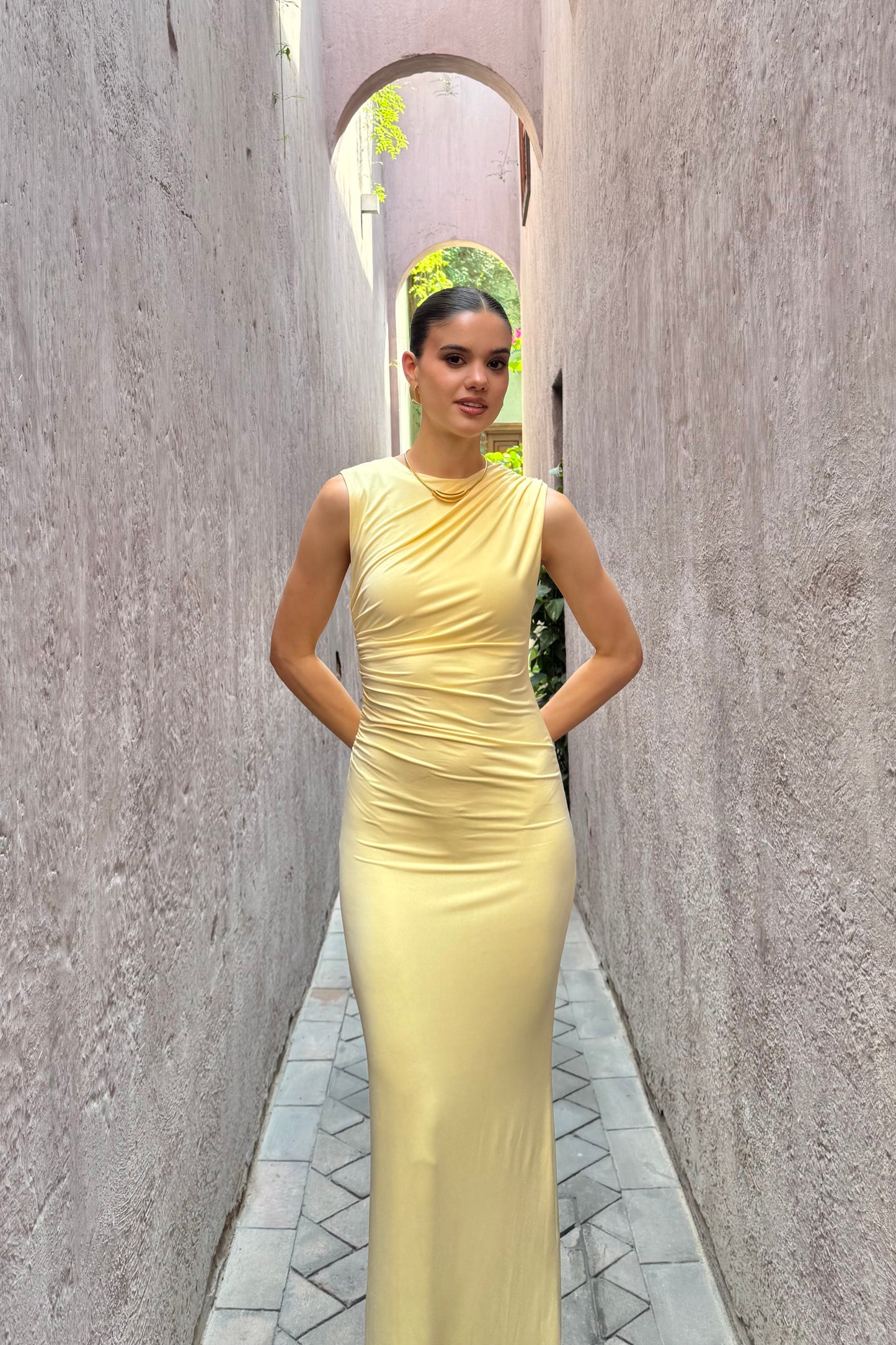 Vestido Gracia Amarillo Bebé